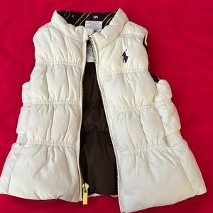 Ralph Lauren puffy reversible, 24mo,  warm puffy vest